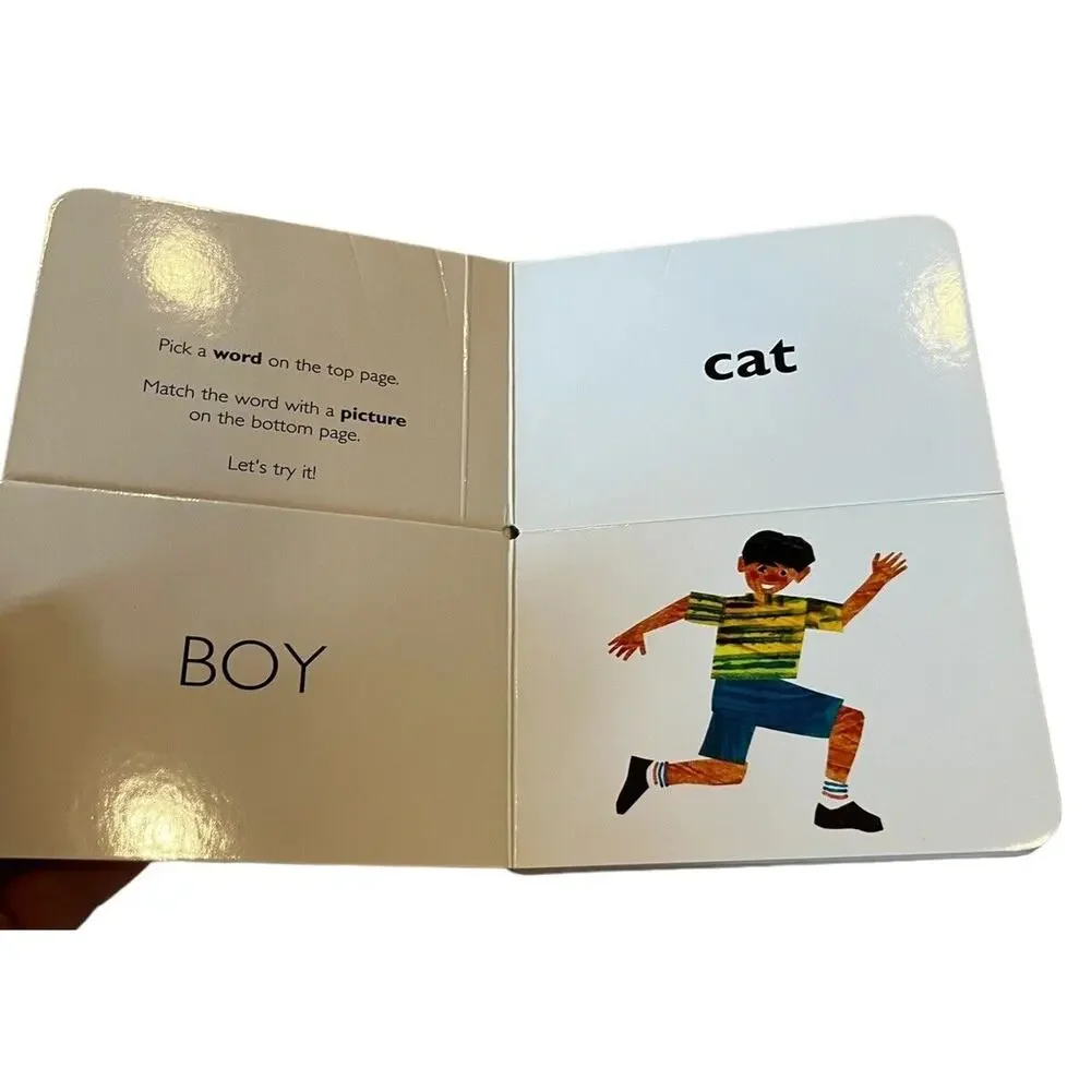Lot 4 My Very First Book Eric Carle Numbers Shapes Words Colors HC Match-a-Page